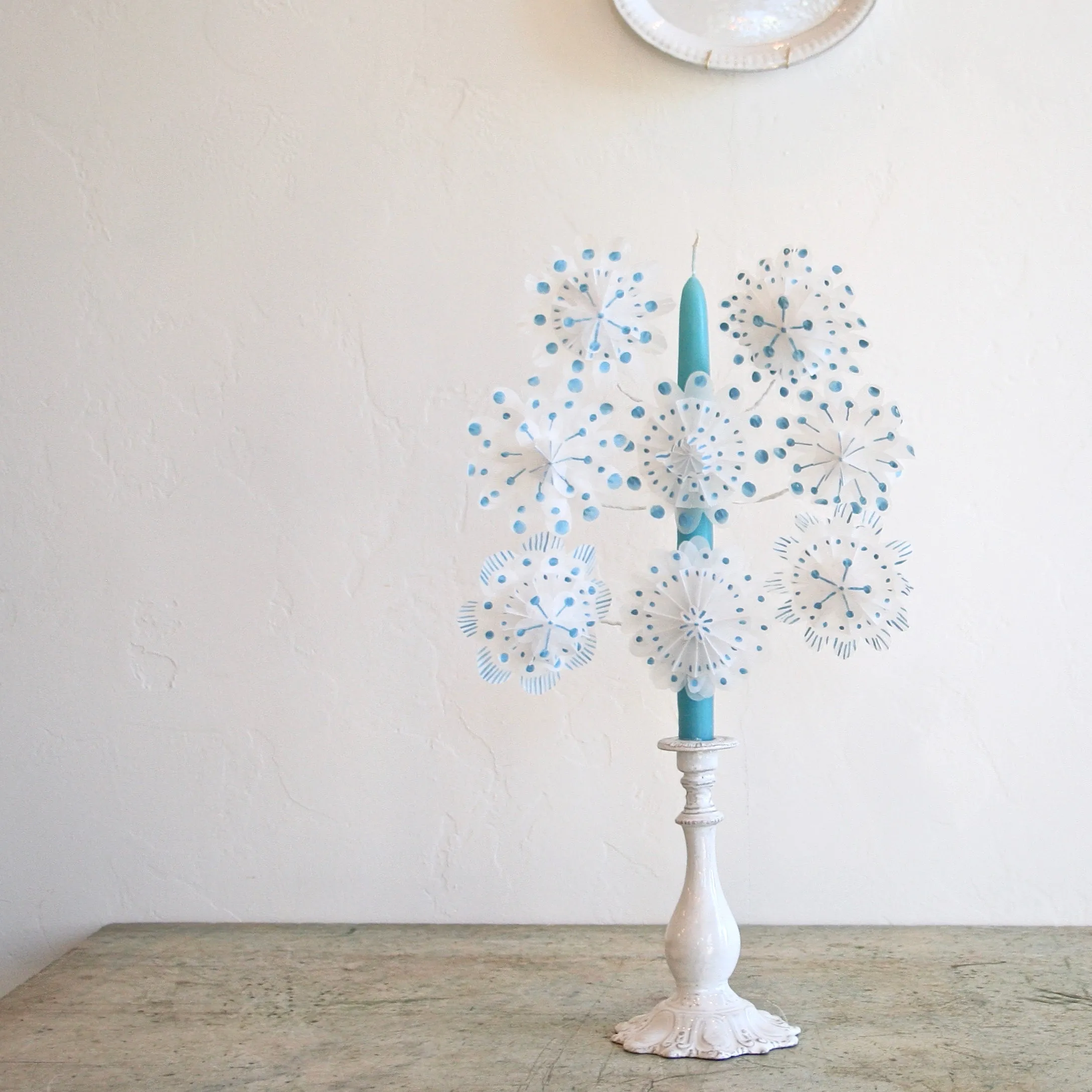 Momoca Paper Flower Candles - 8 Flowers