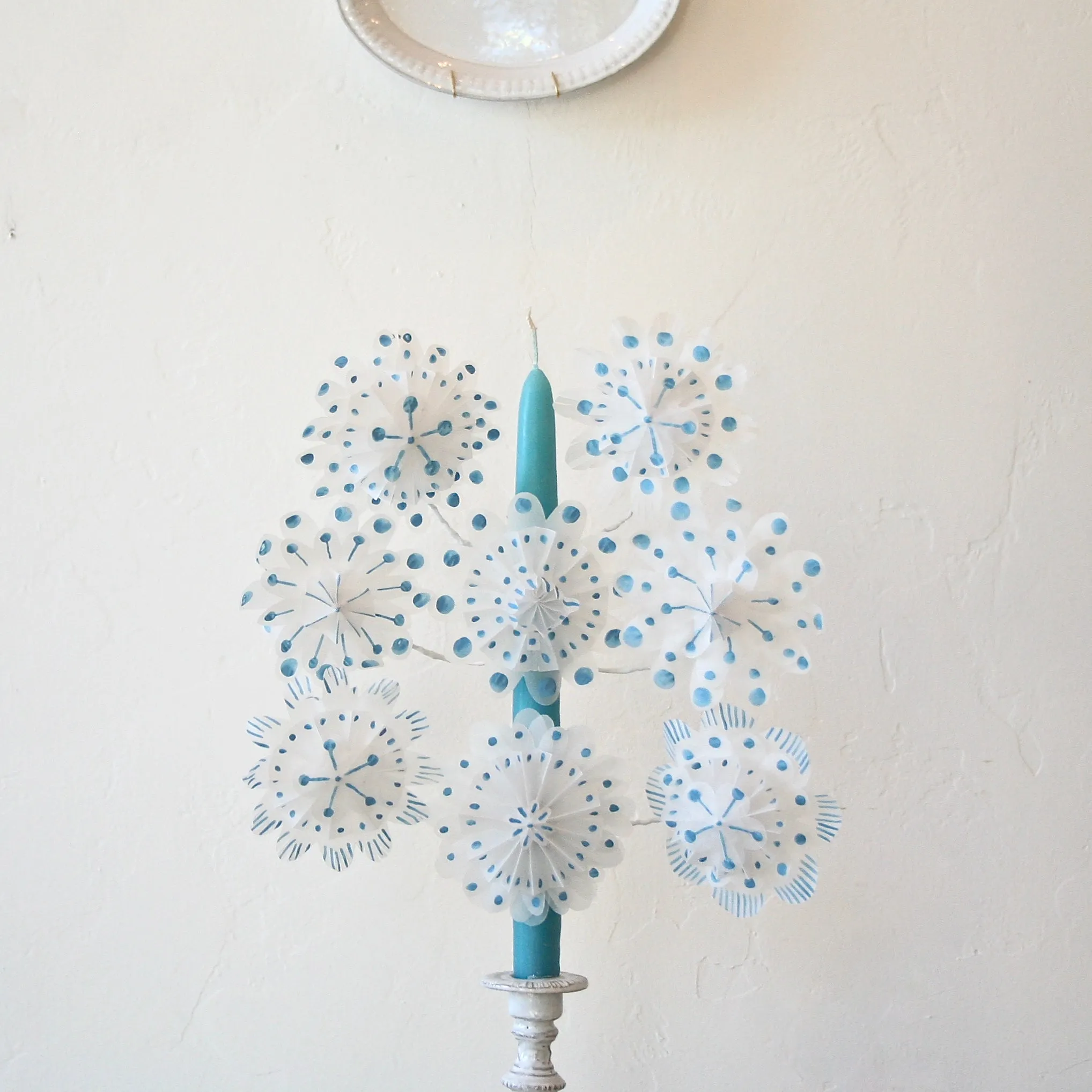 Momoca Paper Flower Candles - 8 Flowers