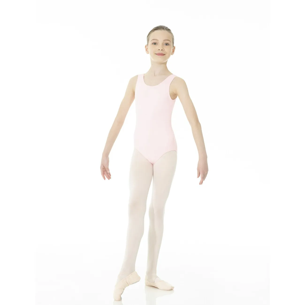 Mondor Essentials True Pink Tank Leotard