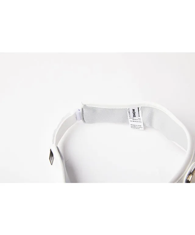 Monster G Crystal Edition Unisex Sun Cap White