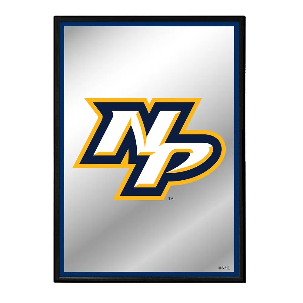 Nashville Predators: Logo - Framed Mirrored Wall Sign