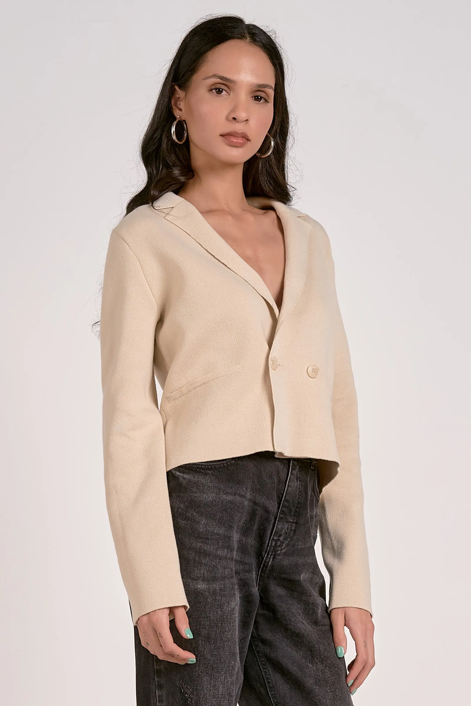 Natural Sweater Jacket