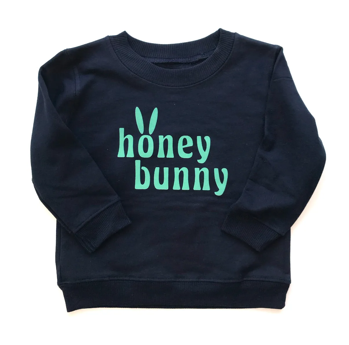 Navy & Seafoam Honey Bunny Sweatshirt