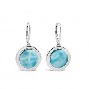 Neptune Earrings - Larimar