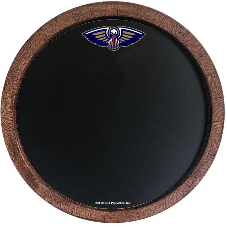 New Orleans Pelicans: Chalkboard "Faux" Barrel Top Sign