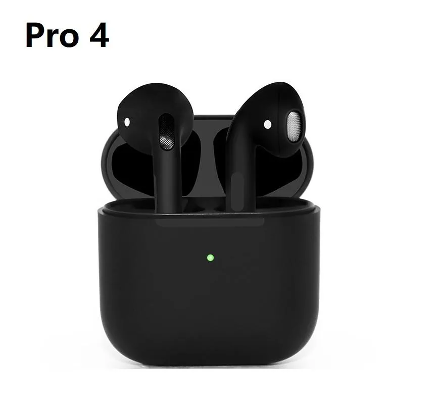 NEW Pro 4 Wireless Earphones Bluetooth 5.3 Sports Headphones ANC Noise Reduction HD Mic Calls Touch Control New Pro4 Earbuds, Black