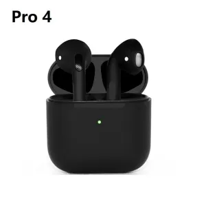 NEW Pro 4 Wireless Earphones Bluetooth 5.3 Sports Headphones ANC Noise Reduction HD Mic Calls Touch Control New Pro4 Earbuds, Black