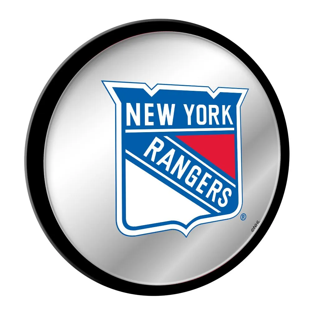 New York Rangers: Modern Disc Mirrored Wall Sign