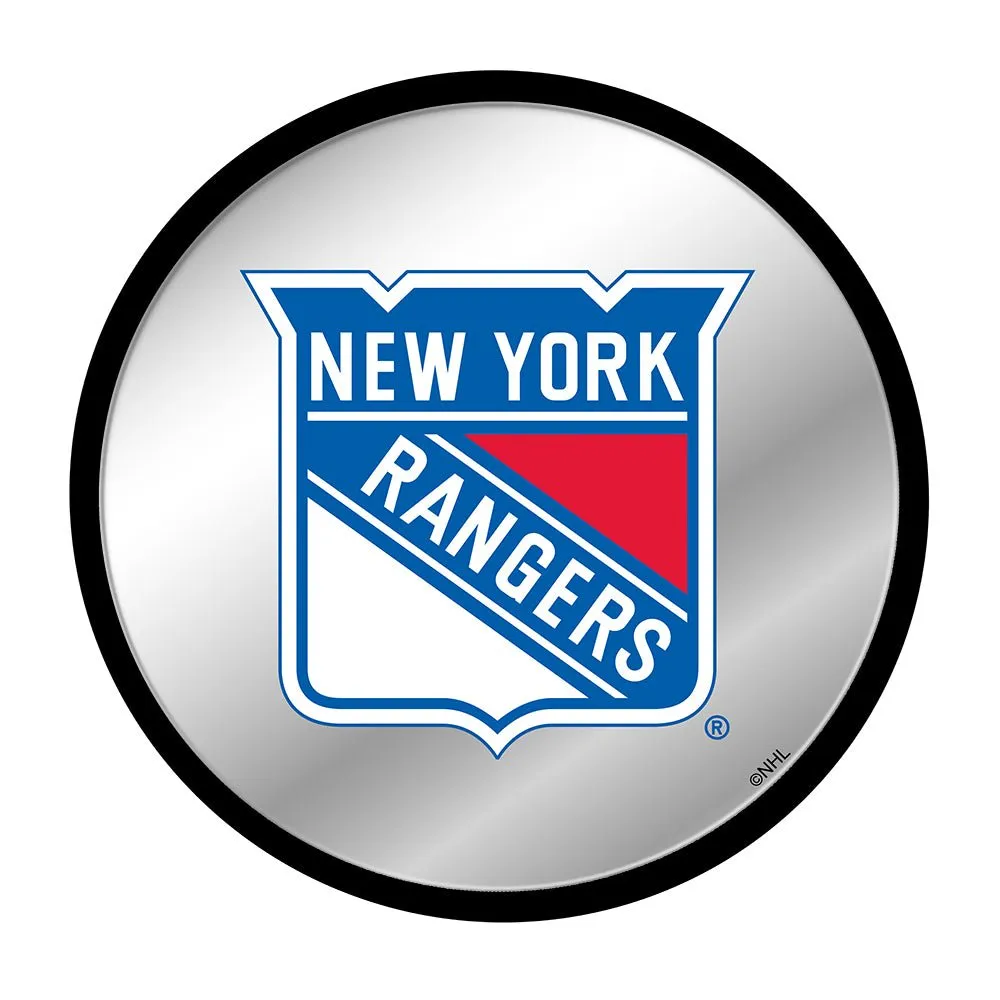 New York Rangers: Modern Disc Mirrored Wall Sign