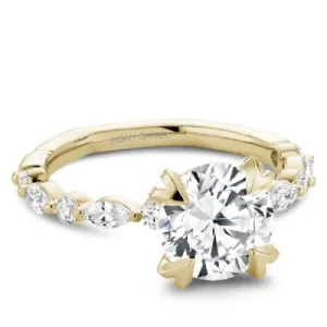 Noam Carver Marquise & Round Cut Diamond Engagement Ring