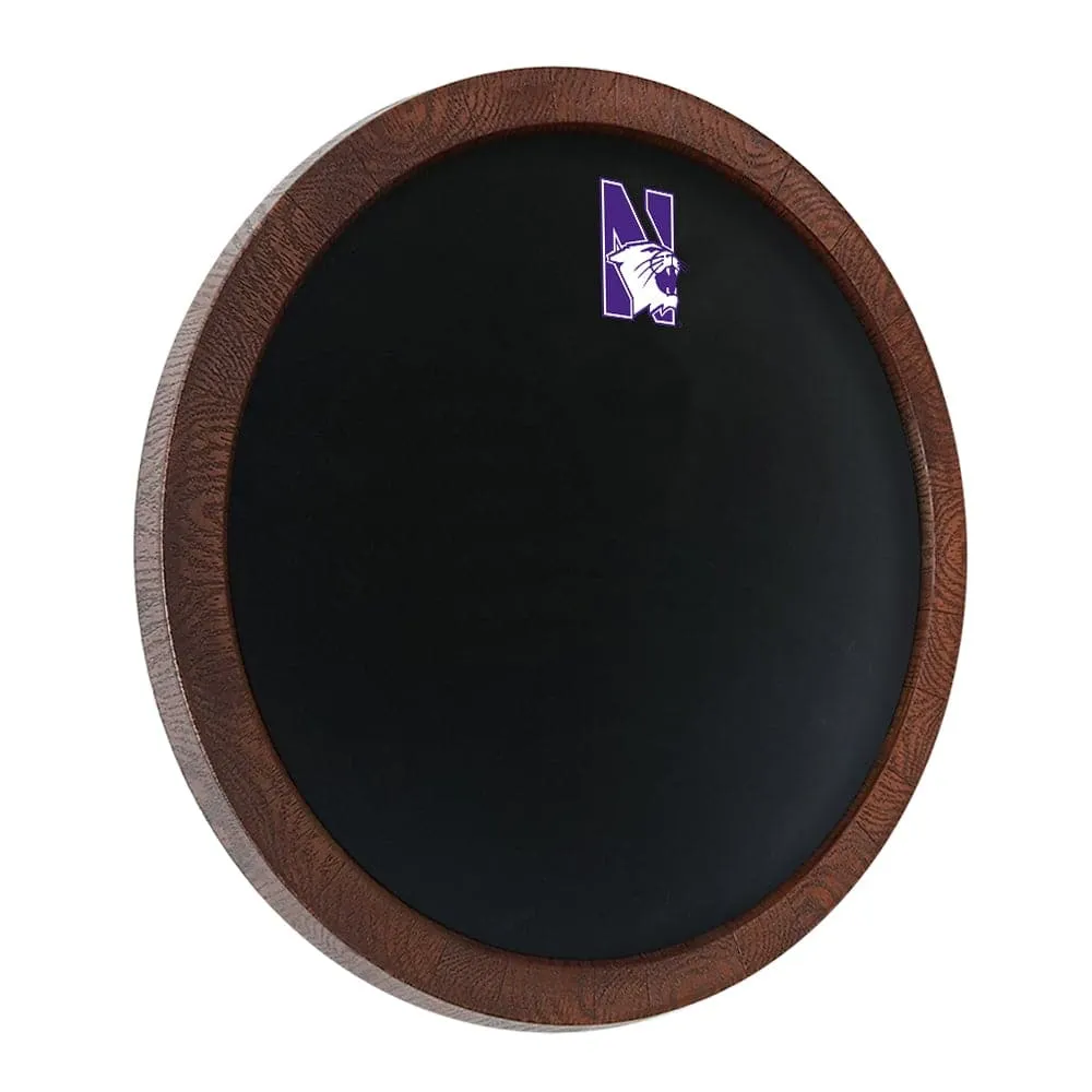 Northwestern Wildcats: "Faux" Barrel Top Chalkboard