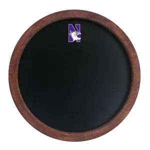 Northwestern Wildcats: "Faux" Barrel Top Chalkboard