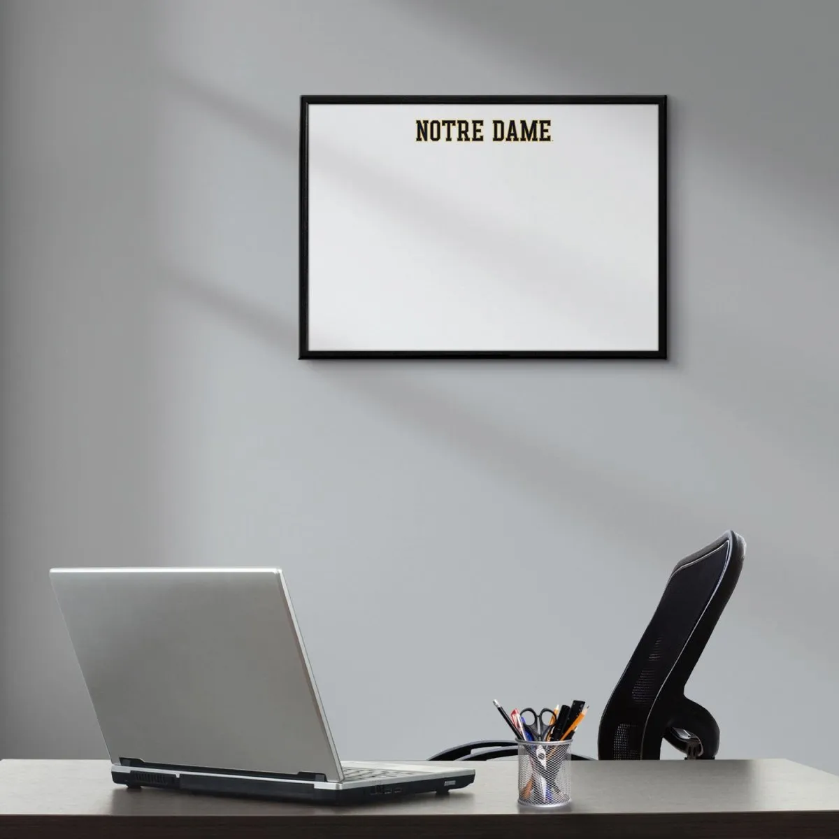 Notre Dame Fighting Irish: Wordmark - Framed Dry Erase Board