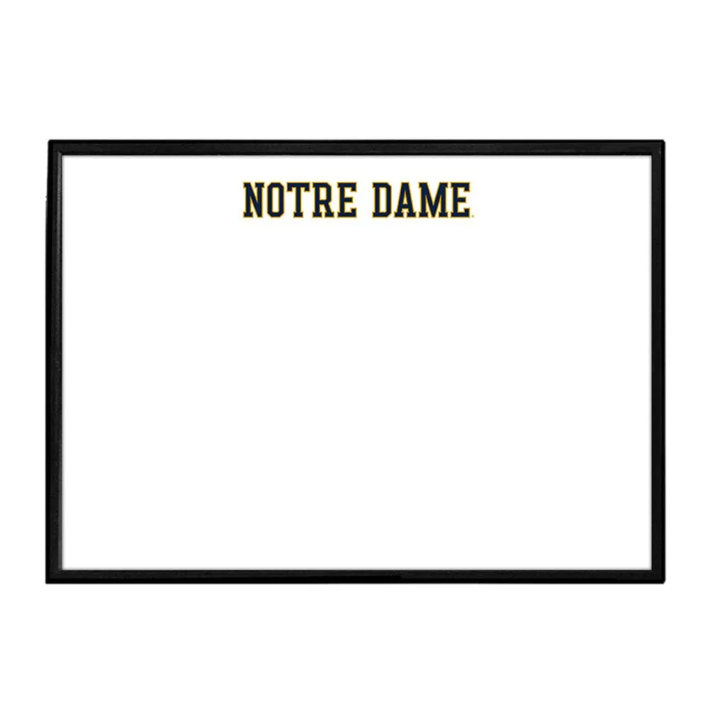 Notre Dame Fighting Irish: Wordmark - Framed Dry Erase Board