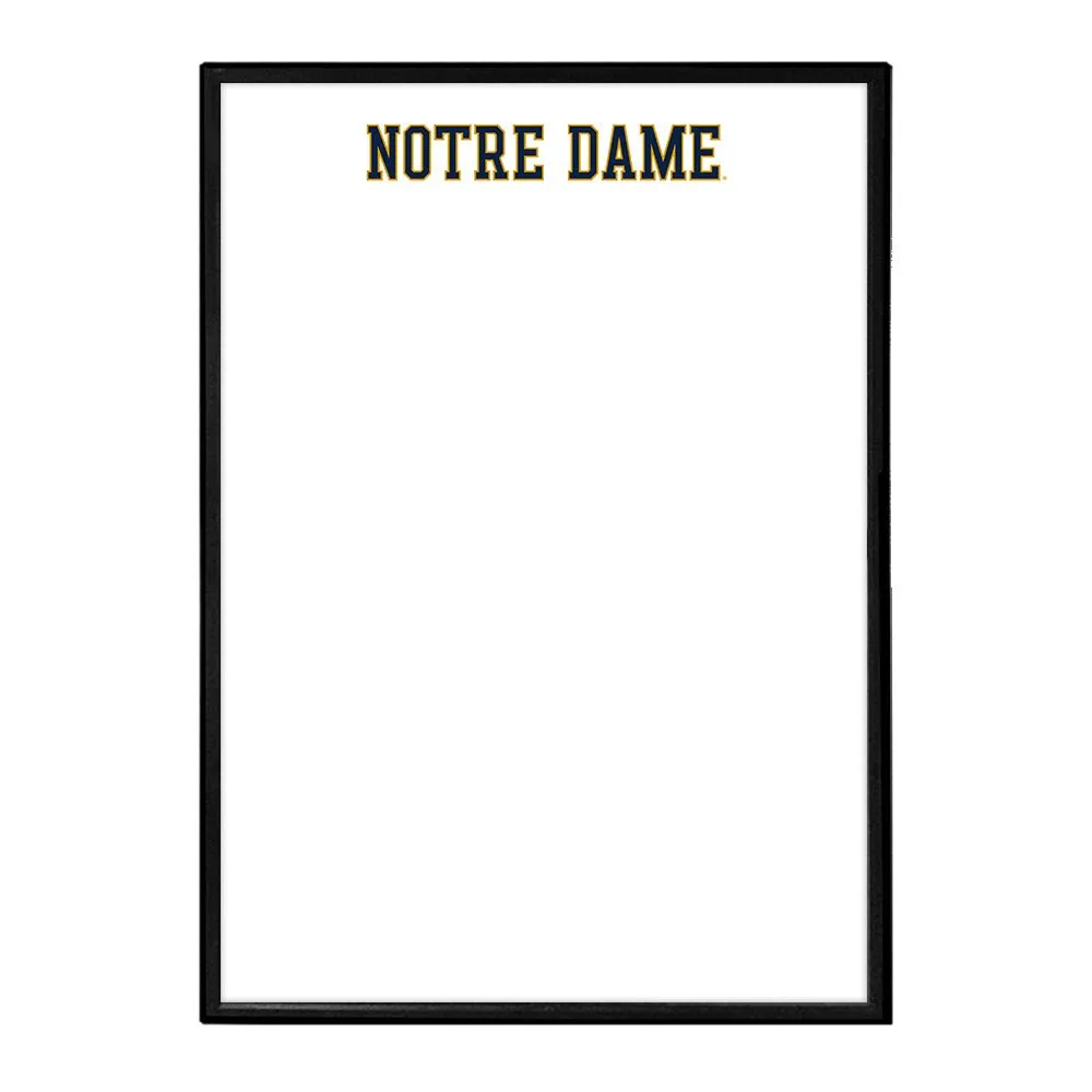Notre Dame Fighting Irish: Wordmark - Framed Dry Erase Board