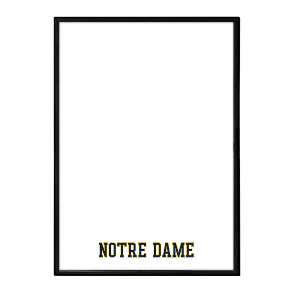 Notre Dame Fighting Irish: Wordmark - Framed Dry Erase Board