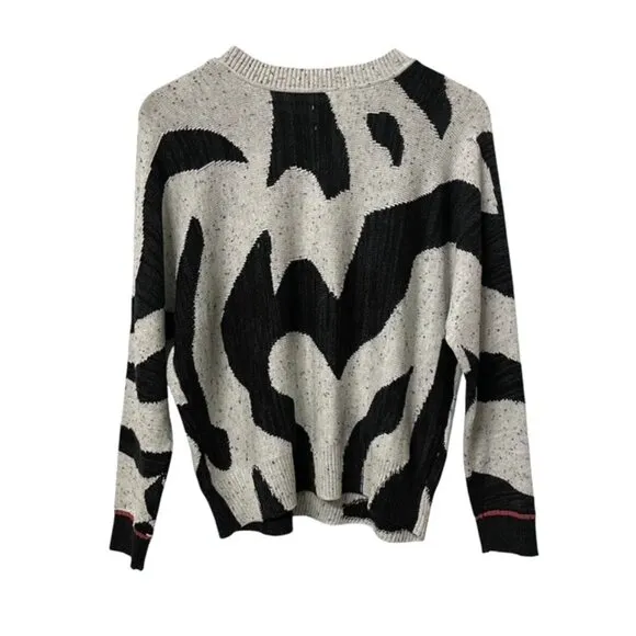 NWT NIC ZOE Dusk Days Abstract Sweater Size Small