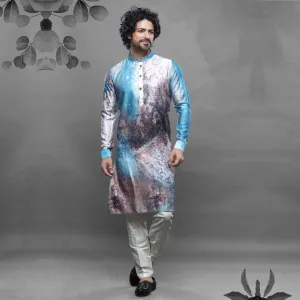 Ocean  Light Blue Kurta for Men
