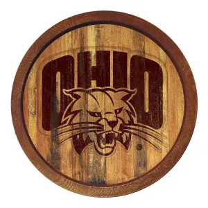 Ohio University Bobcats: Branded "Faux" Barrel Top Sign