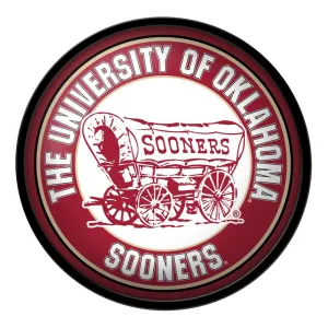 Oklahoma Sooners: Wagon - Modern Disc Wall Sign