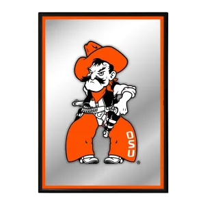 Oklahoma State Cowboys: Mascot - Framed Mirrored Wall Sign