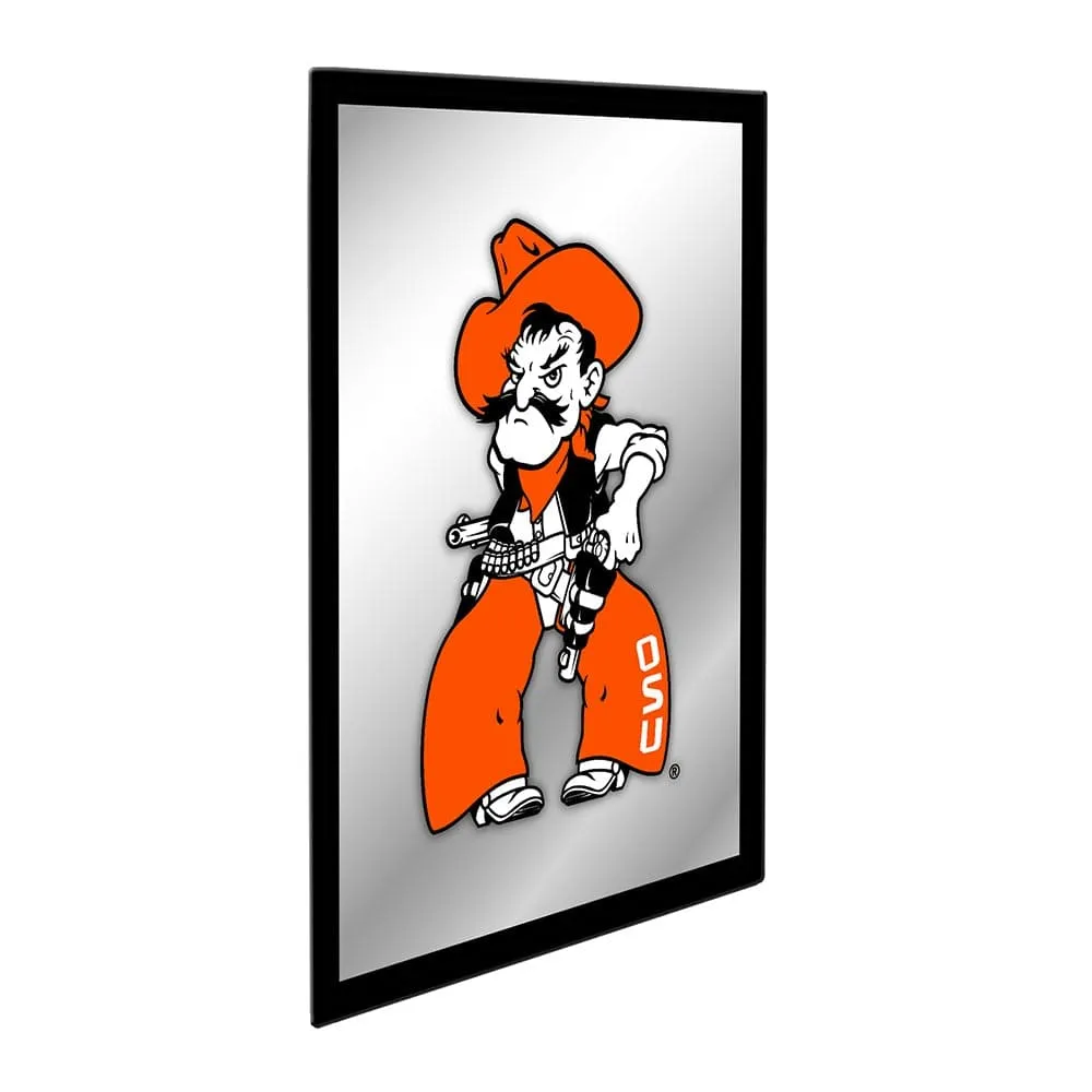 Oklahoma State Cowboys: Mascot - Framed Mirrored Wall Sign