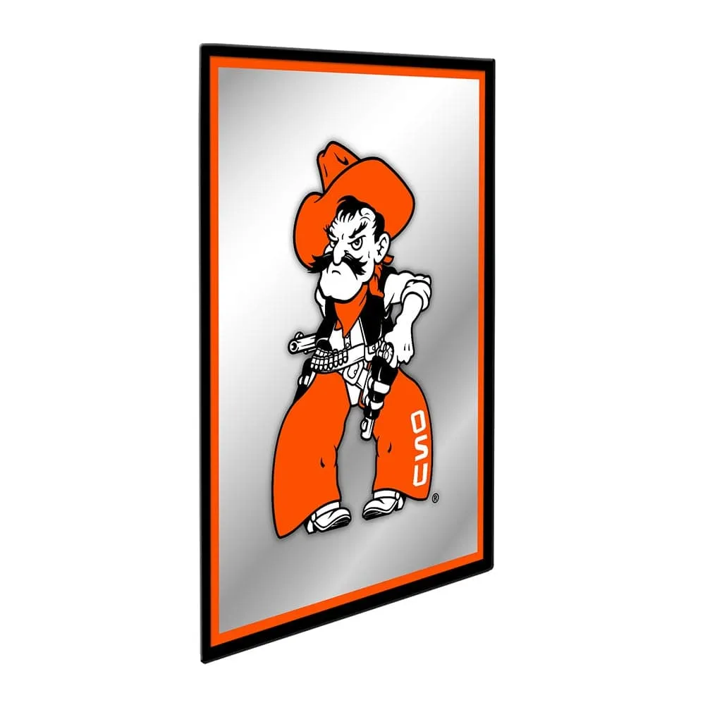 Oklahoma State Cowboys: Mascot - Framed Mirrored Wall Sign