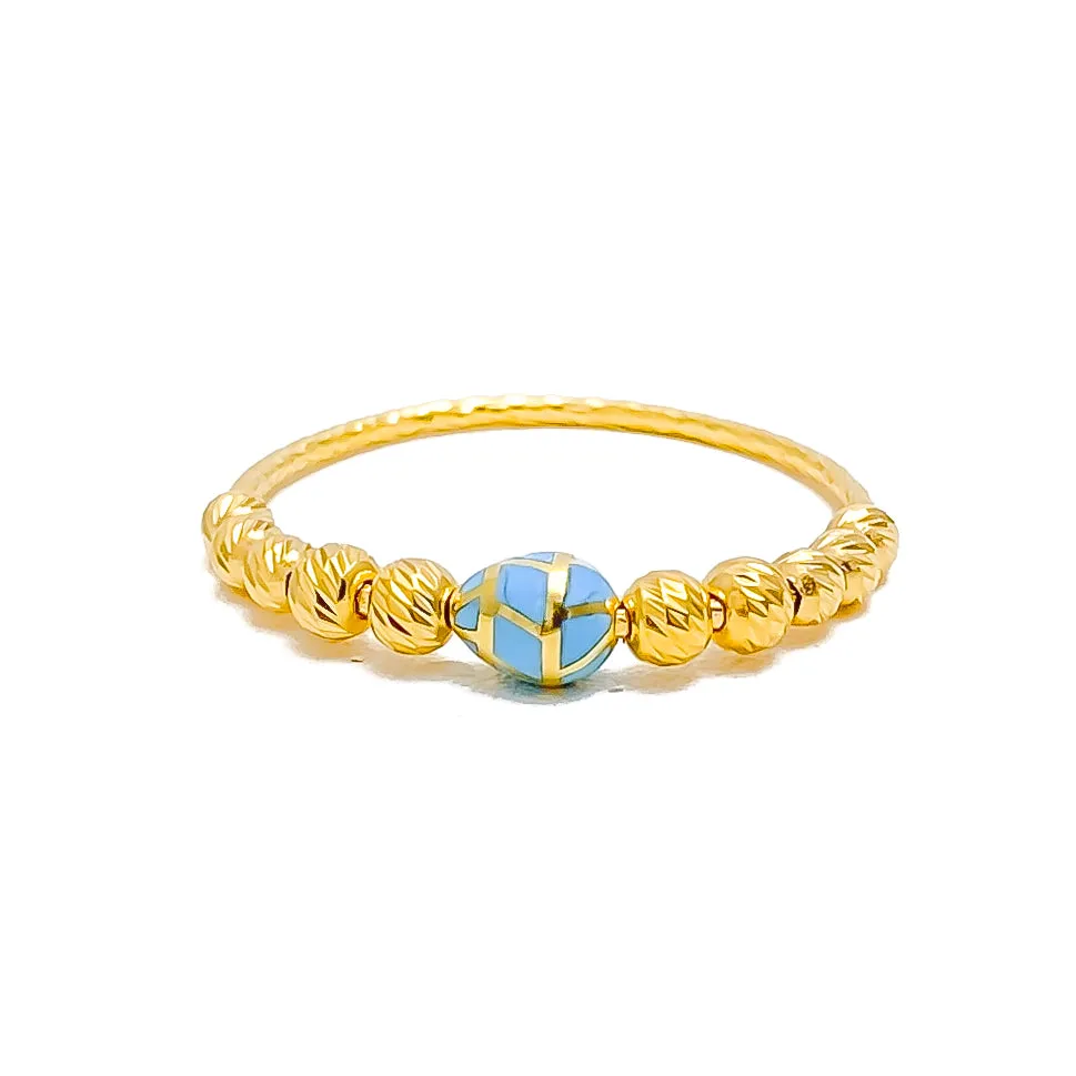 Opulent Graceful 21k Gold Ring