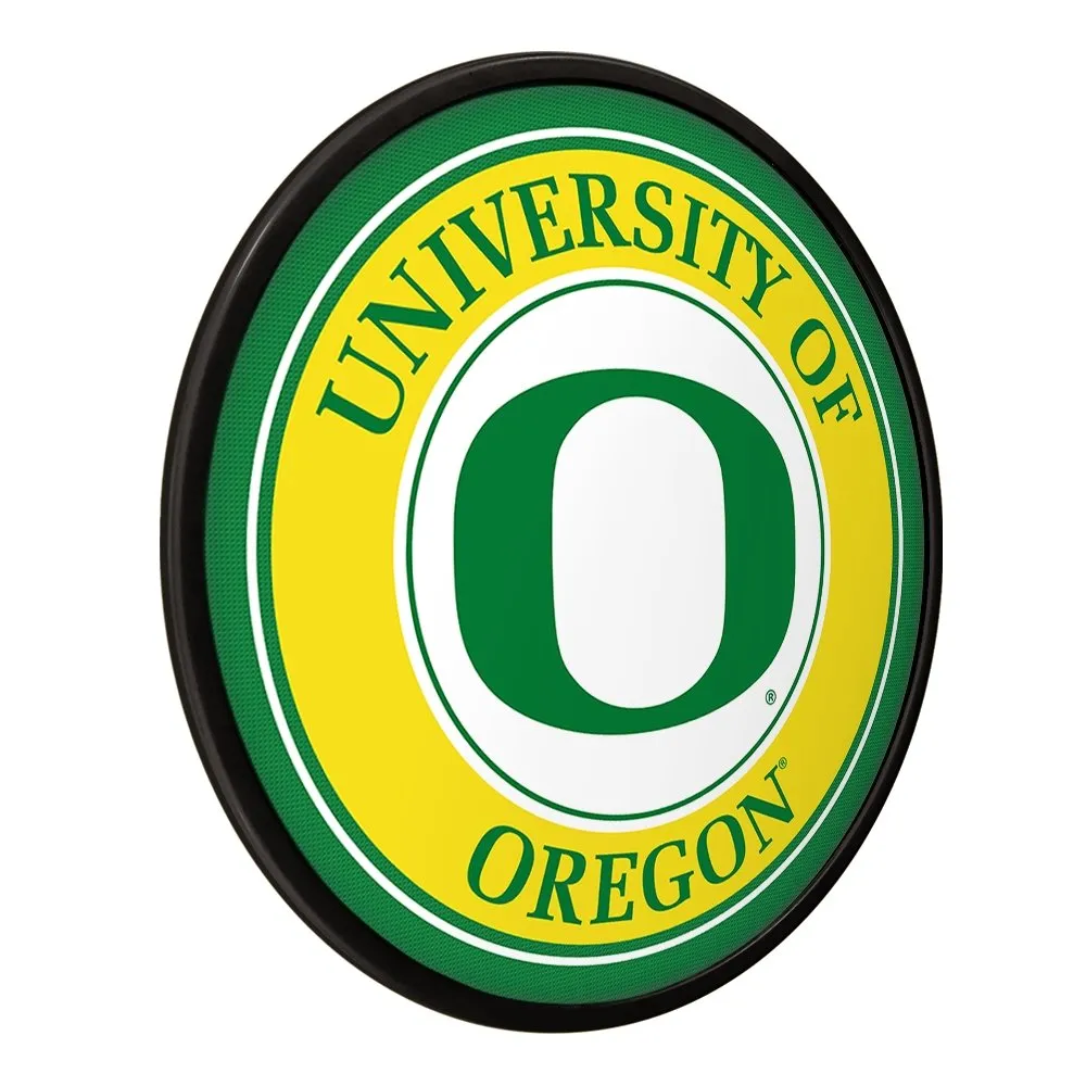 Oregon Ducks: Modern Disc Wall Sign