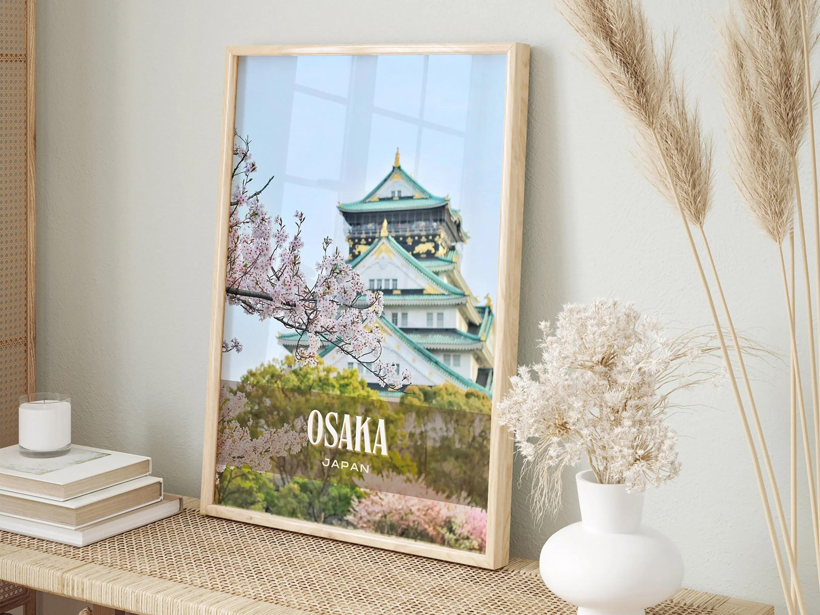 Osaka Retro Wall Art, Japan