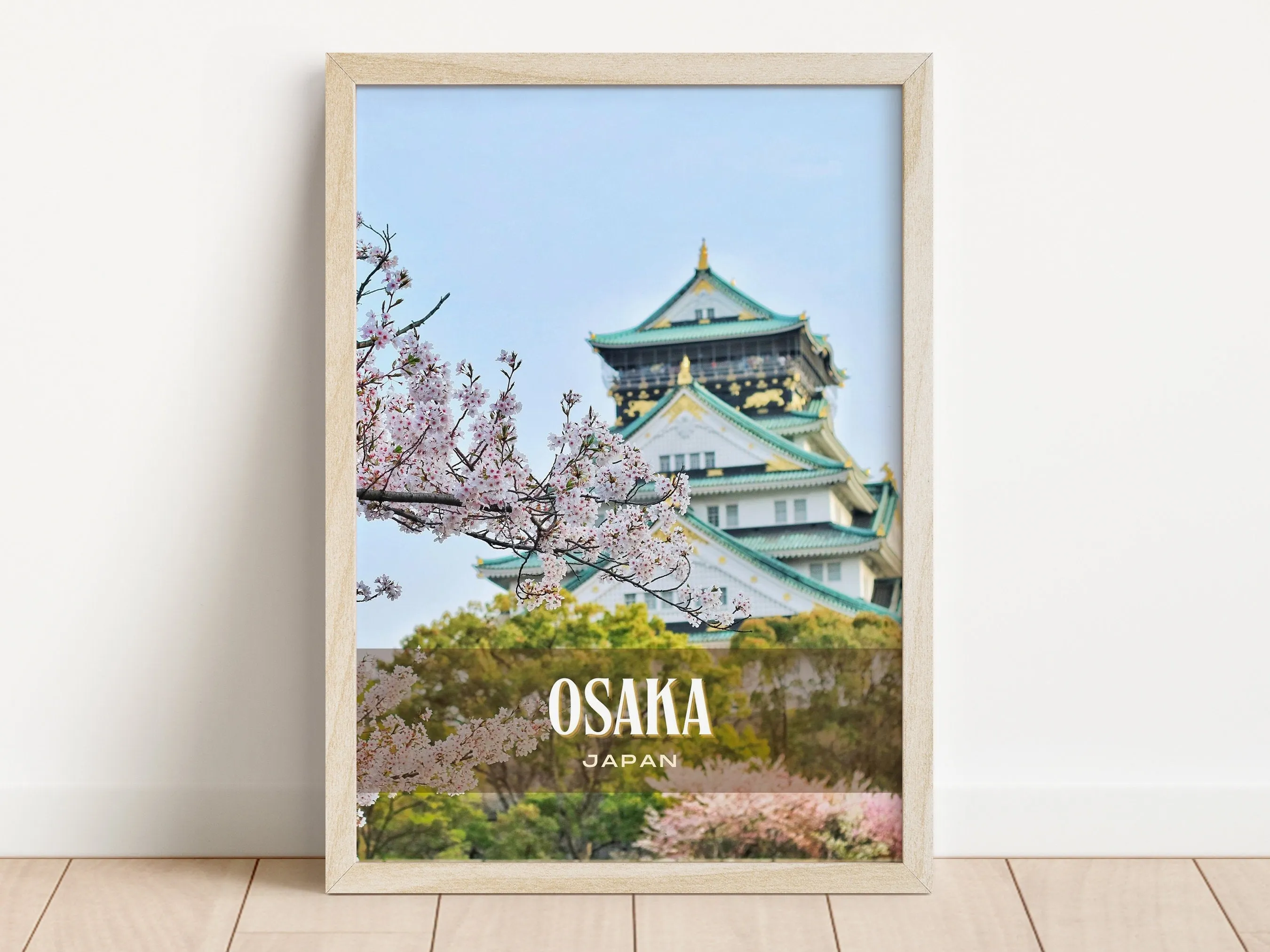 Osaka Retro Wall Art, Japan