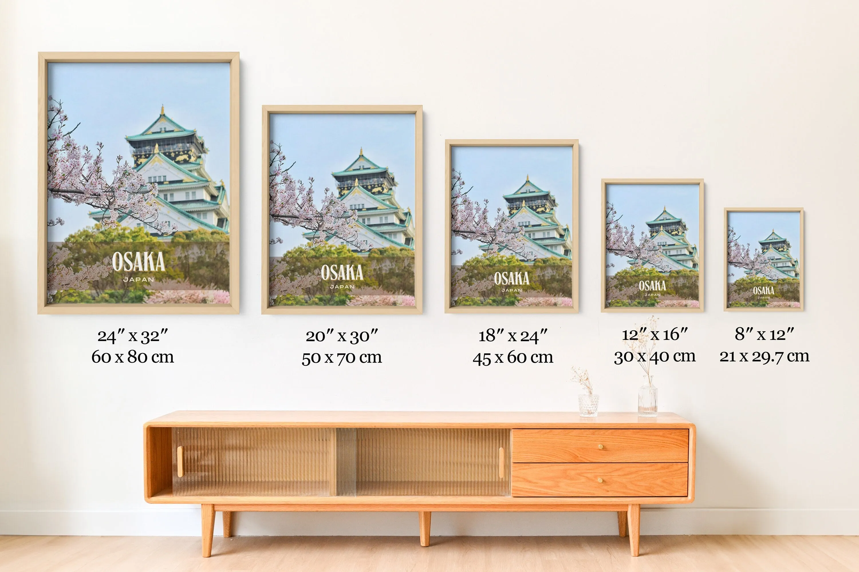 Osaka Retro Wall Art, Japan