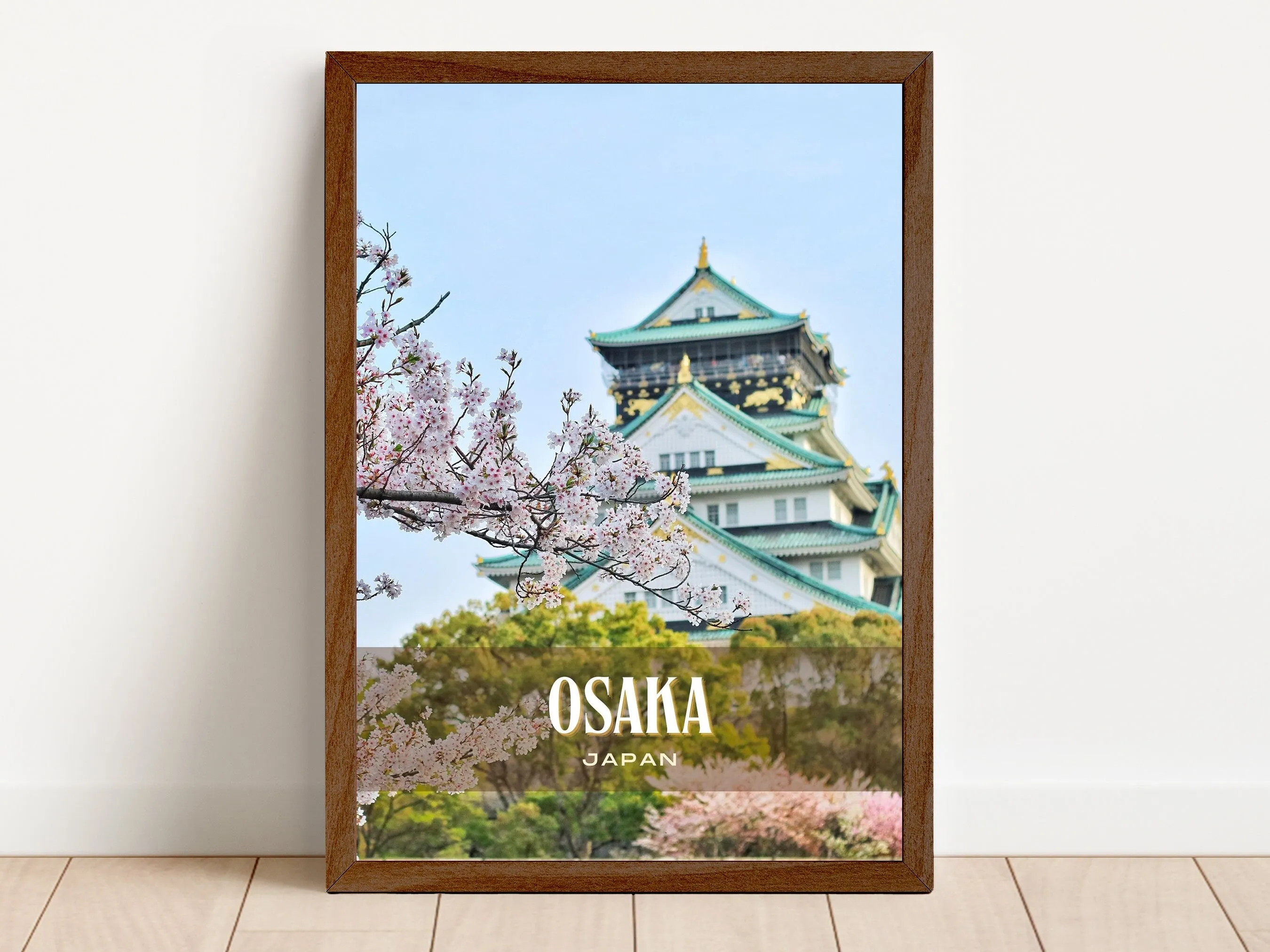 Osaka Retro Wall Art, Japan