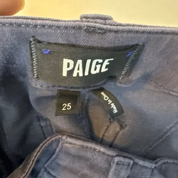 Paige Womens Joggers Size 25 Rayon Cotton Blend