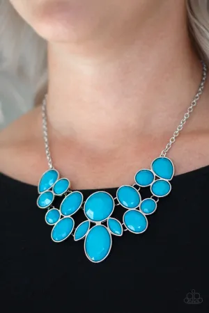 Paparazzi - Demi Diva -  Blue Necklace