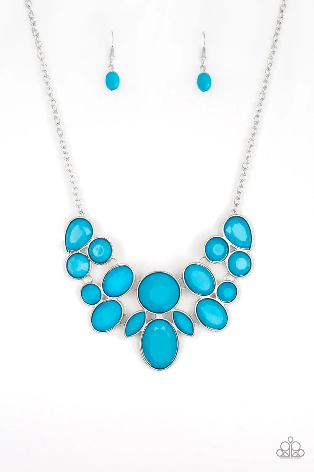 Paparazzi - Demi Diva -  Blue Necklace