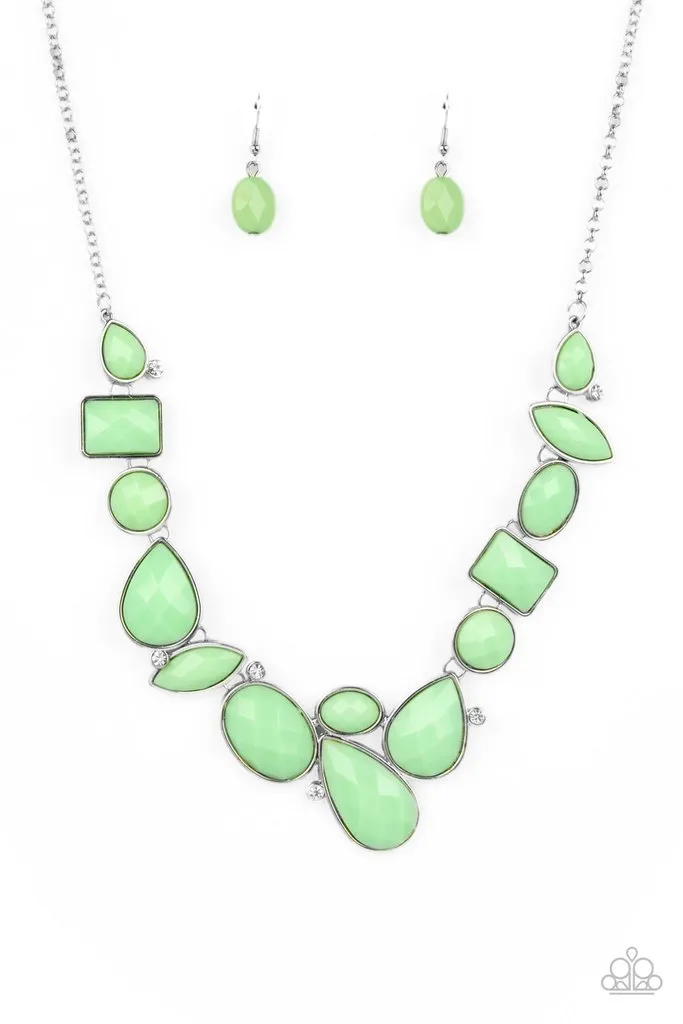 Paparazzi - Mystical Mirage - Green Necklace