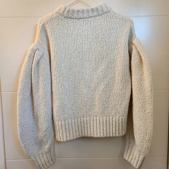 Paris Atelier &amp; Other Stories Women's Ivory Pullover Sweater Size Small