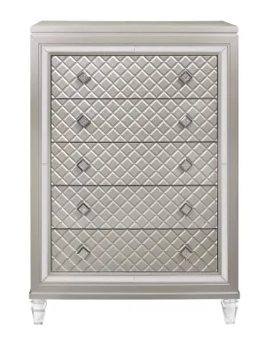 Paris Chest With Acrlyic Legs Champagne