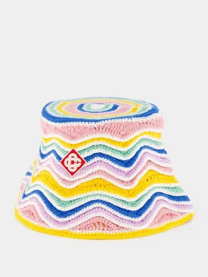 Pastel Zig Zag Bucket Hat