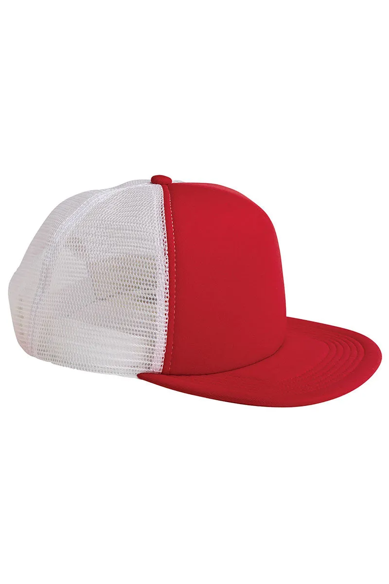 Patriotic Trump Fight Foam Front Mesh Trucker Cap