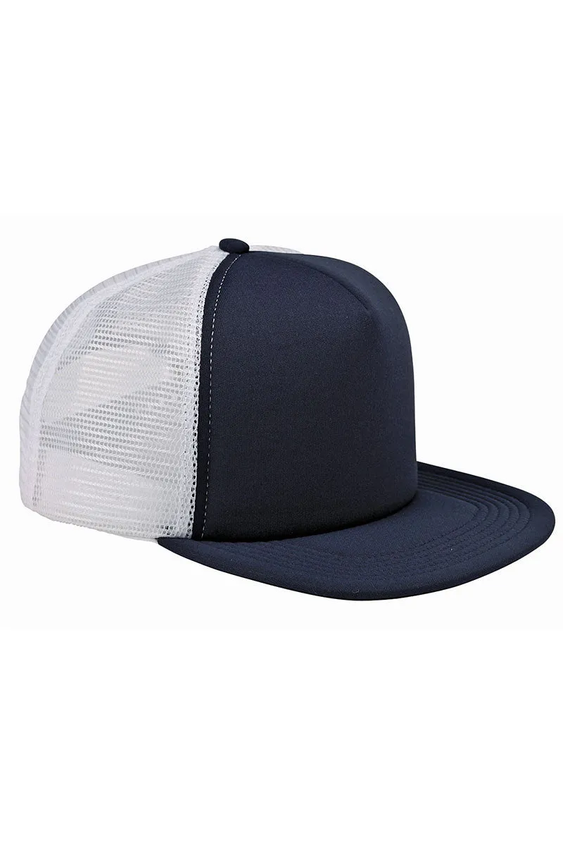 Patriotic Trump Fight Foam Front Mesh Trucker Cap