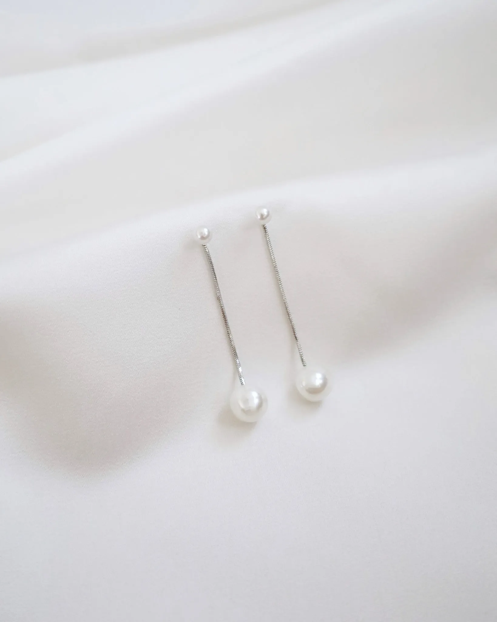 Pearl Duo Drop Earring