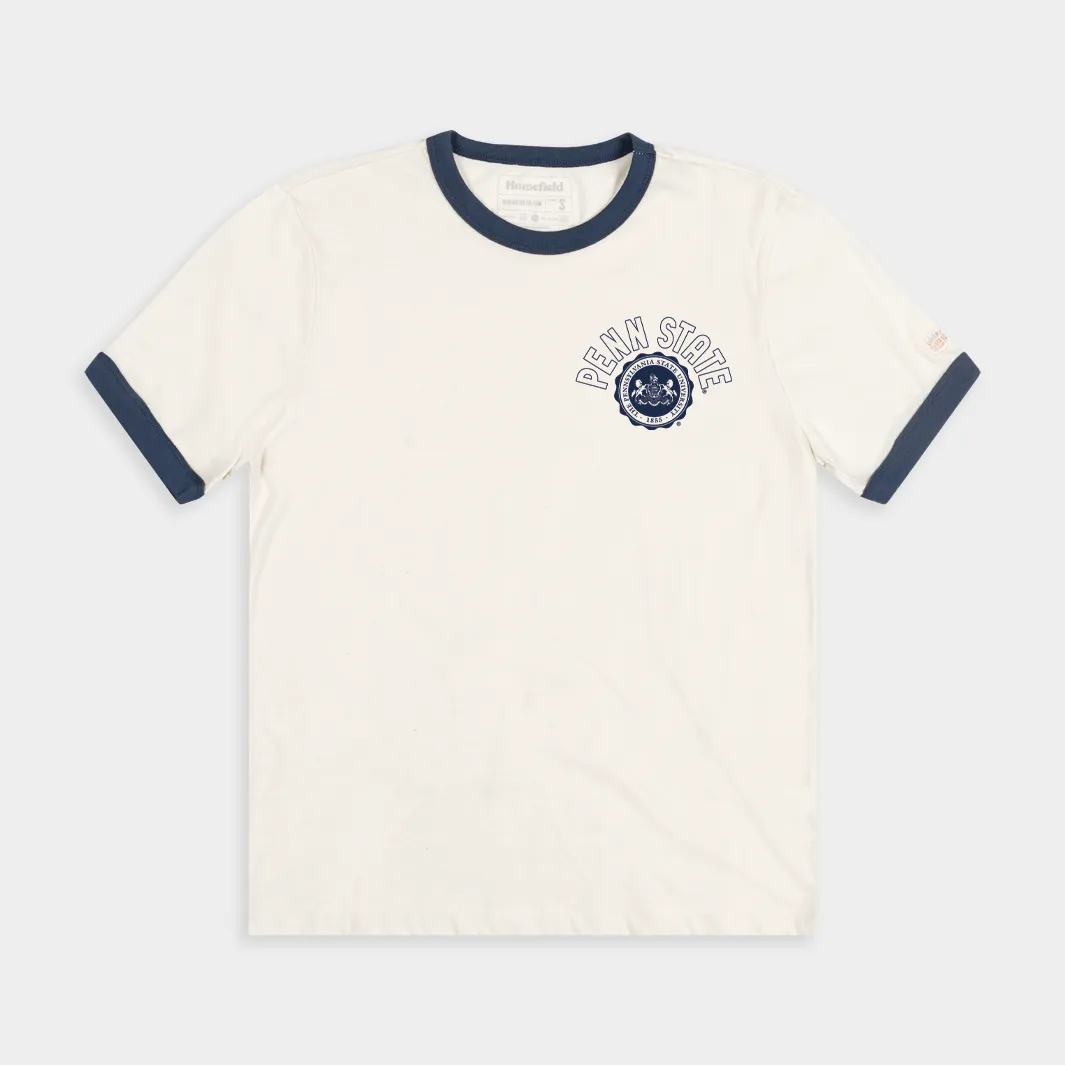 Penn State Collegiate Seal Retro Ringer Tee