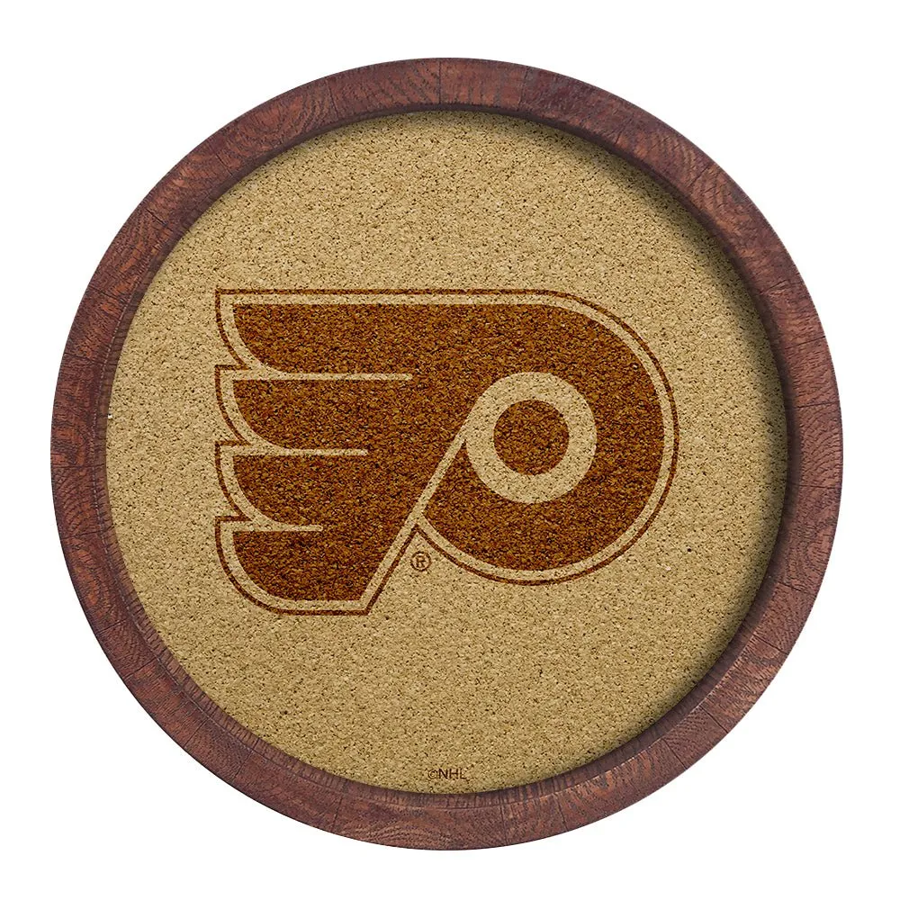 Philadelphia Flyers: Barrel Top Cork Note Board