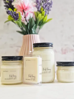 Pink Peony Soy Candle