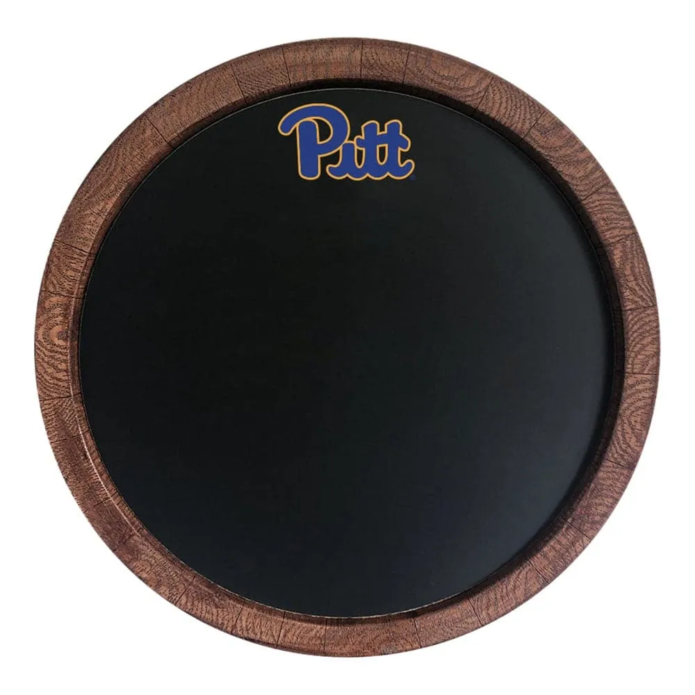 Pitt Panthers: Chalkboard "Faux" Barrel Top Sign