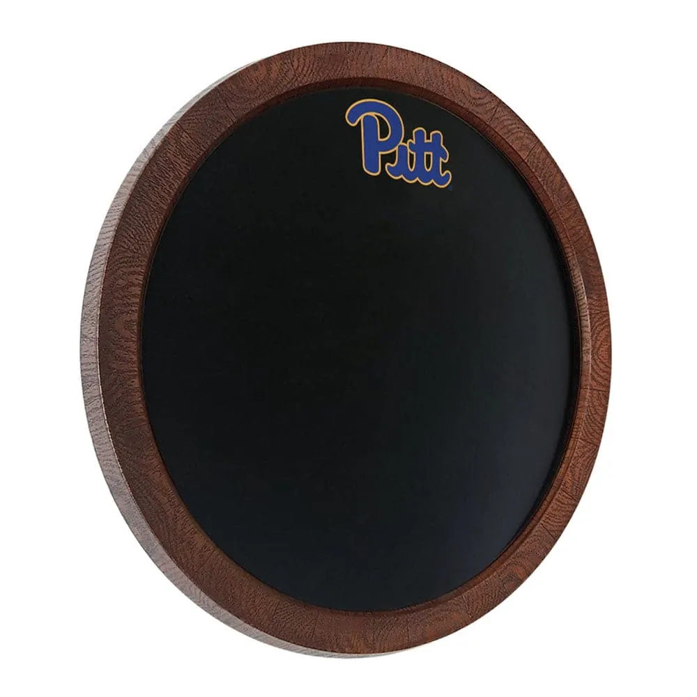 Pitt Panthers: Chalkboard "Faux" Barrel Top Sign
