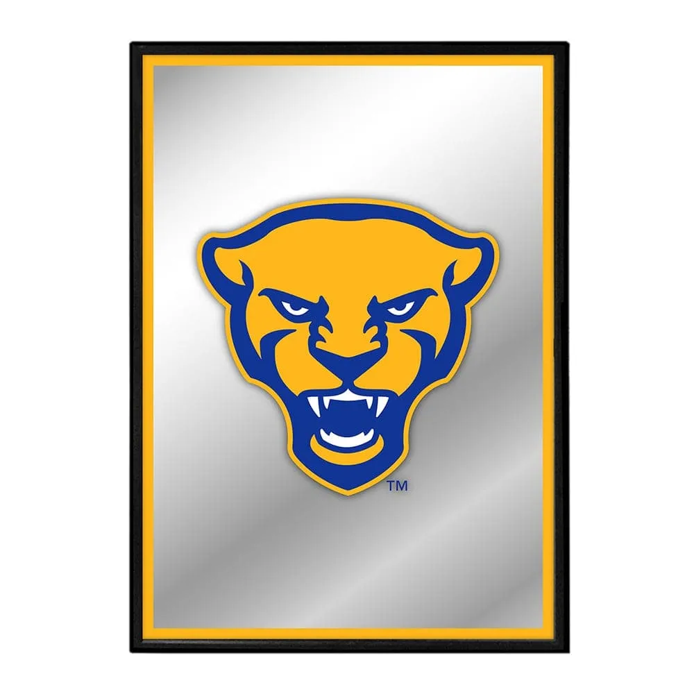 Pitt Panthers: Mascot - Framed Mirrored Wall Sign