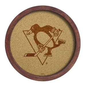Pittsburgh Penguins: Barrel Top Cork Note Board